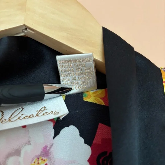 Vintage Y2K Satin Robe Floral Print Women’s Medium - Picture 4 of 16